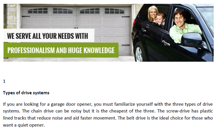 Tips On Garage Door Opener - Garage Door Repair Seagoville